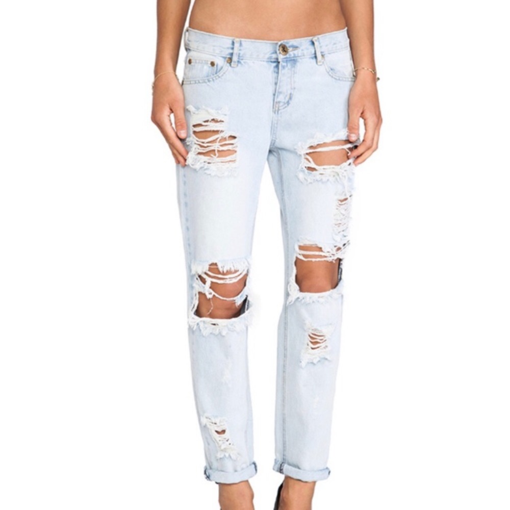One Teaspoon Awesome Baggies Boyfriend Jeans